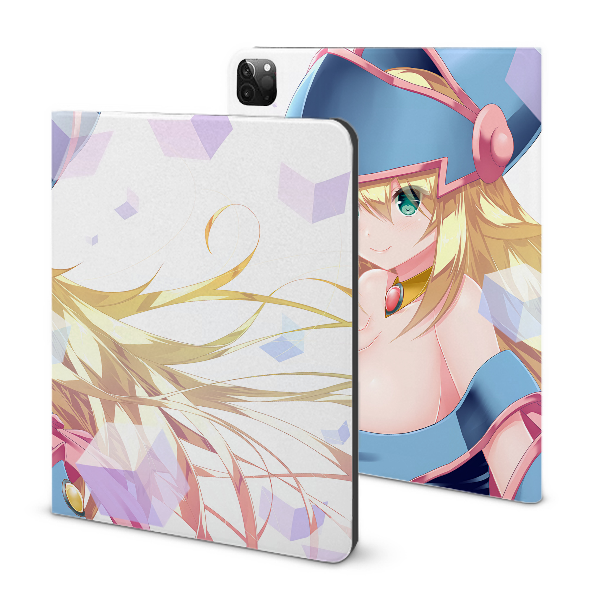 （画像用） 遊☆戯☆王 Yu-Gi-Oh! IPadケース ペンホルダー付き ブックスタイルデザイン